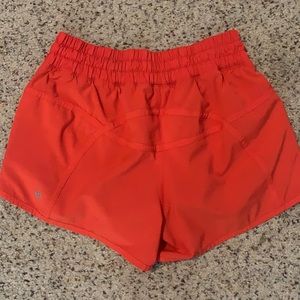 Lululemon Red Tracker Shorts